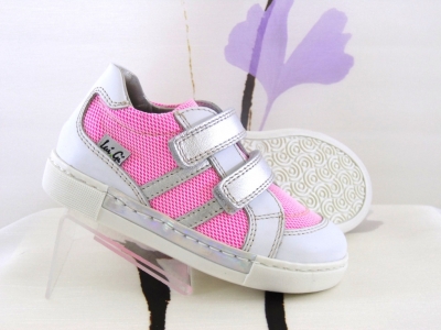 Pantofi sport copii fete Lui.Gi, cod 6A105, seria ANDOS, roz pal, piele naturala