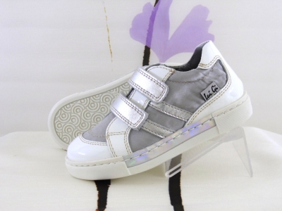 Pantofi sport copii fete Lui.Gi, cod 6A112, seria KIDDY GIRL, alb, piele naturala