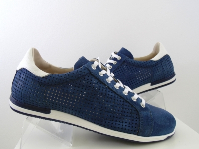 Pantofi sport barbati Lui.Gi, cod 1A561, seria ARIA, albastru, piele naturala