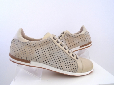 Pantofi sport barbati Lui.Gi, cod 1A567, seria ARIA, bej, piele naturala