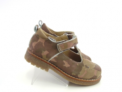 Pantofi copii fete Lui.Gi, cod 6P221, seria SARA, army, piele naturala