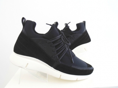 Pantofi sport femei Lui.Gi, cod 2A303, seria RUNNER, negru, piele naturala