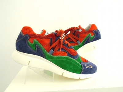 Pantofi sport unisex Lui.Gi, cod 7A3, seria VOGUE, multicolor, piele naturala