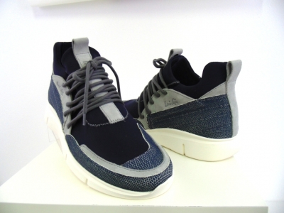 Pantofi sport barbati Lui.Gi, cod 1A597, seria RUNNER, bleumarin, piele naturala