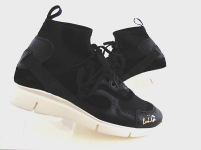 Pantofi sport femei Lui.Gi, cod 2A309, seria VOGUE L, negru, piele naturala