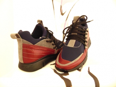 Pantofi sport unisex Lui.Gi, cod 7A9, seria RUNNER, multicolor, piele naturala