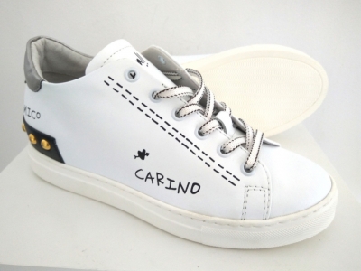 Pantofi sport femei Lui.Gi, cod 2A311, seria CARINA, alb, piele naturala