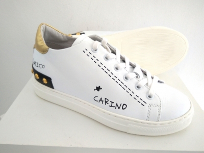 Pantofi sport femei Lui.Gi, cod 2A312, seria CARINA, alb, piele naturala