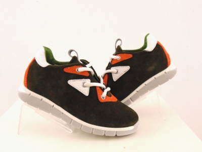 Pantofi sport copii Lui.Gi, cod 3A453, seria LUI, khaki, piele naturala