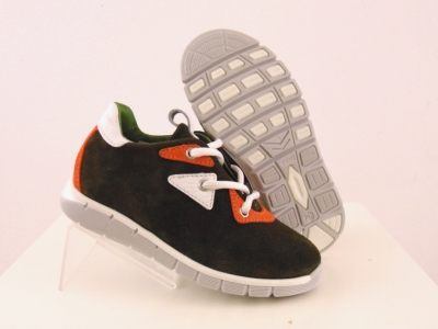 Pantofi sport copii Lui.Gi, cod 3A453, seria LUI, khaki, piele naturala