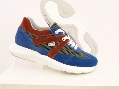 Pantofi sport copii Lui.Gi, cod 3A475, seria MALVIN, albastru, piele naturala