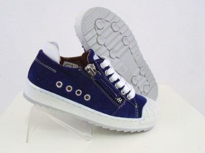 Pantofi sport copii Lui.Gi, cod 3A496, seria ZIPPY, bleumarin, piele naturala