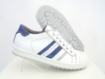 Pantofi sport copii Lui.Gi, cod 3A506, seria ANDOS, alb, piele naturala