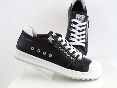 Pantofi sport copii Lui.Gi, cod 3A513, seria ZIPPY, negru, piele naturala