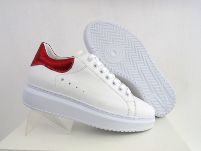 Pantofi sport femei Lui.Gi, cod 2A339, seria CITY, alb, piele naturala