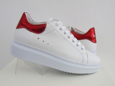 Pantofi sport femei Lui.Gi, cod 2A344, seria CITY, alb, piele naturala
