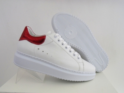 Pantofi sport femei Lui.Gi, cod 2A344, seria CITY, alb, piele naturala