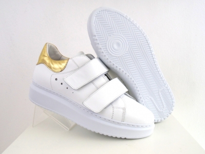 Pantofi sport femei Lui.Gi, cod 2A346, seria CITY, alb, piele naturala